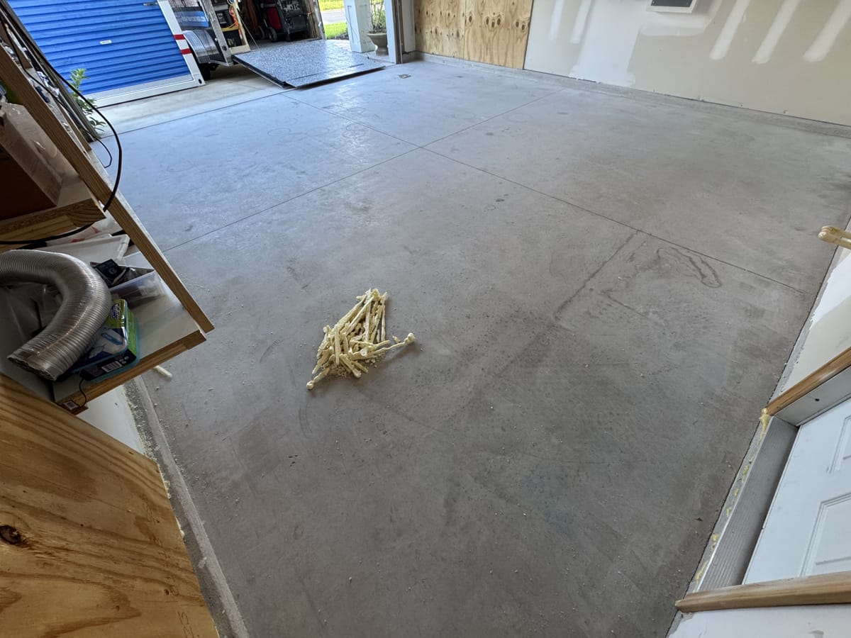 Before: Cracked Concrete