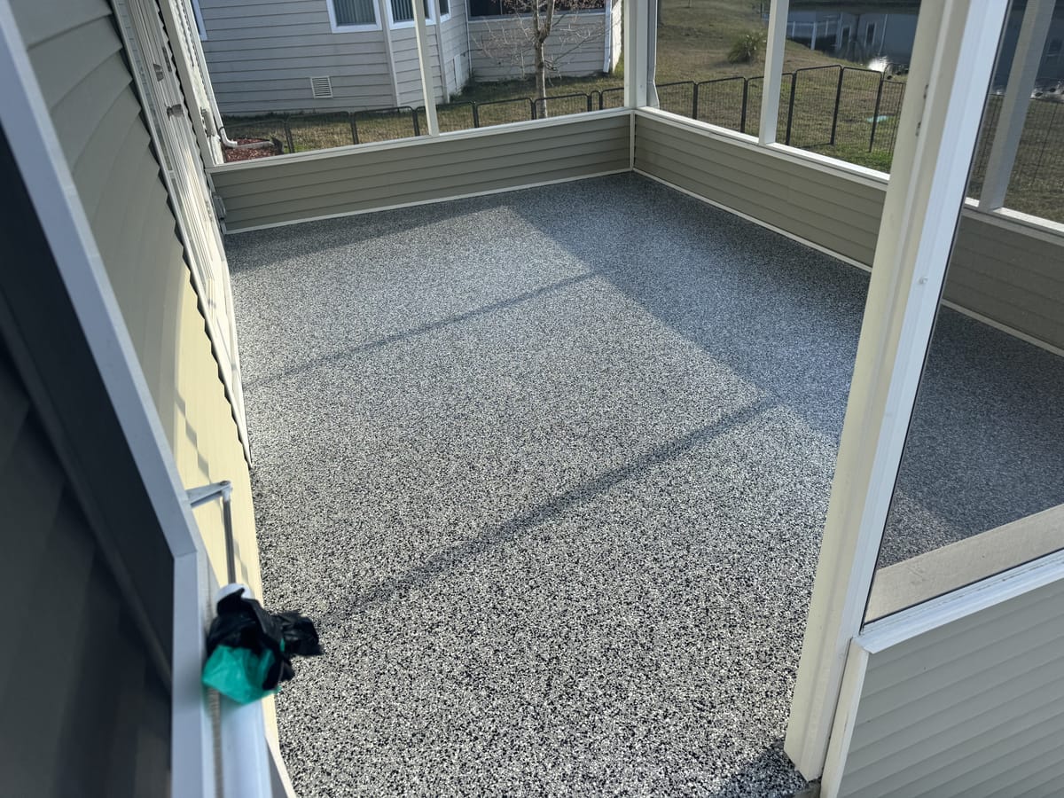 After: Elegant Patio Finish